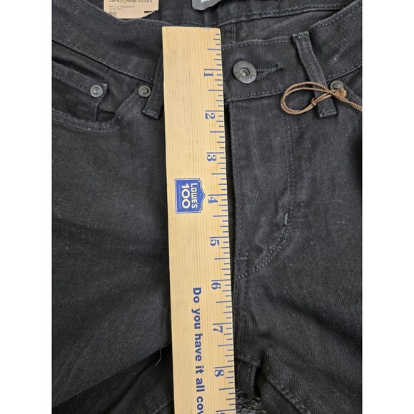 New Women's Levi's Black Bold Curve Mid Rise Skinny Jeans in Size 27x32 NWT - Picture 10 of 11